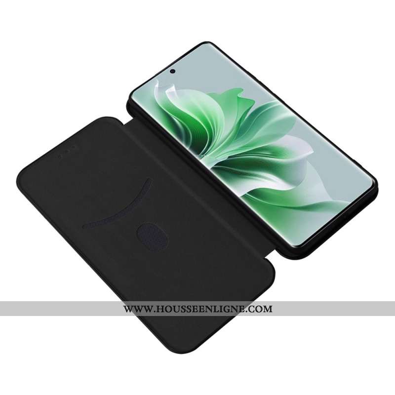 Flip Cover Oppo Reno 11 Pro 5G Fibre Carboone