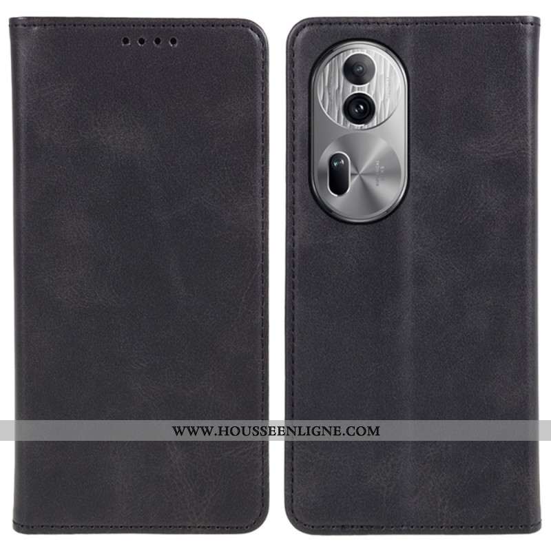 Flip Cover Oppo Reno 11 Pro 5G Texture Veau