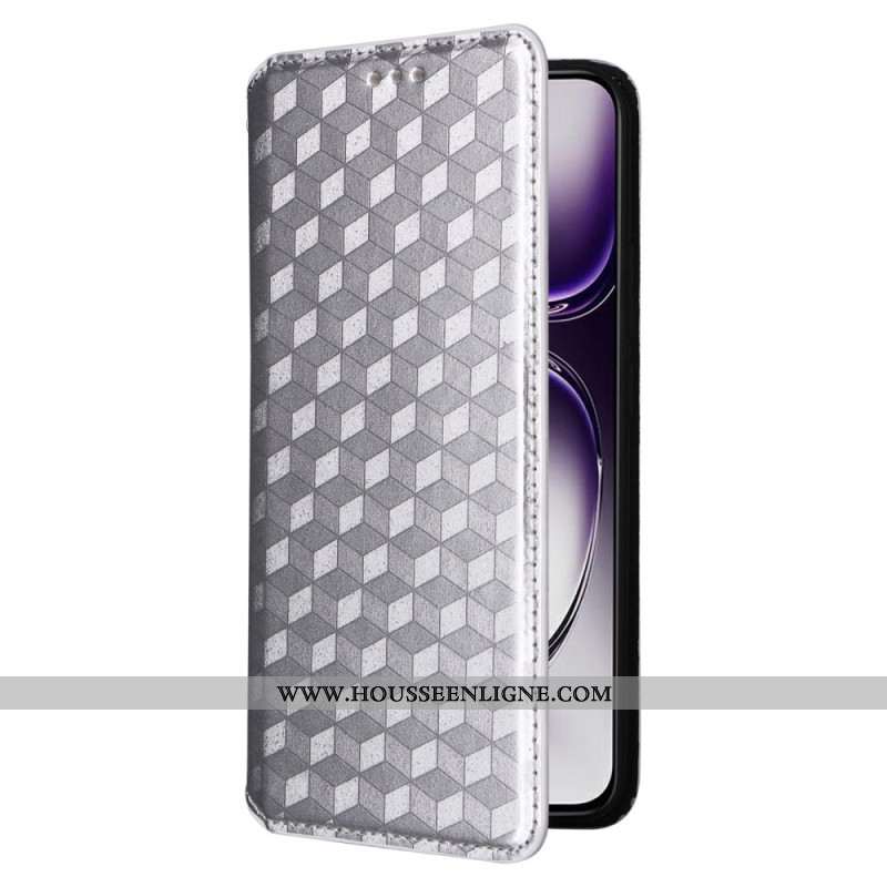 Flip Cover Oppo Reno 12 5G Losanges 3D