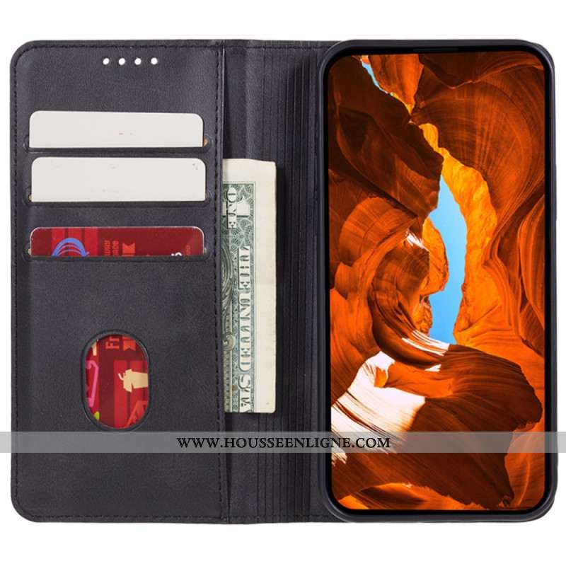 Flip Cover Oppo Reno 12 5G Simili Cuir