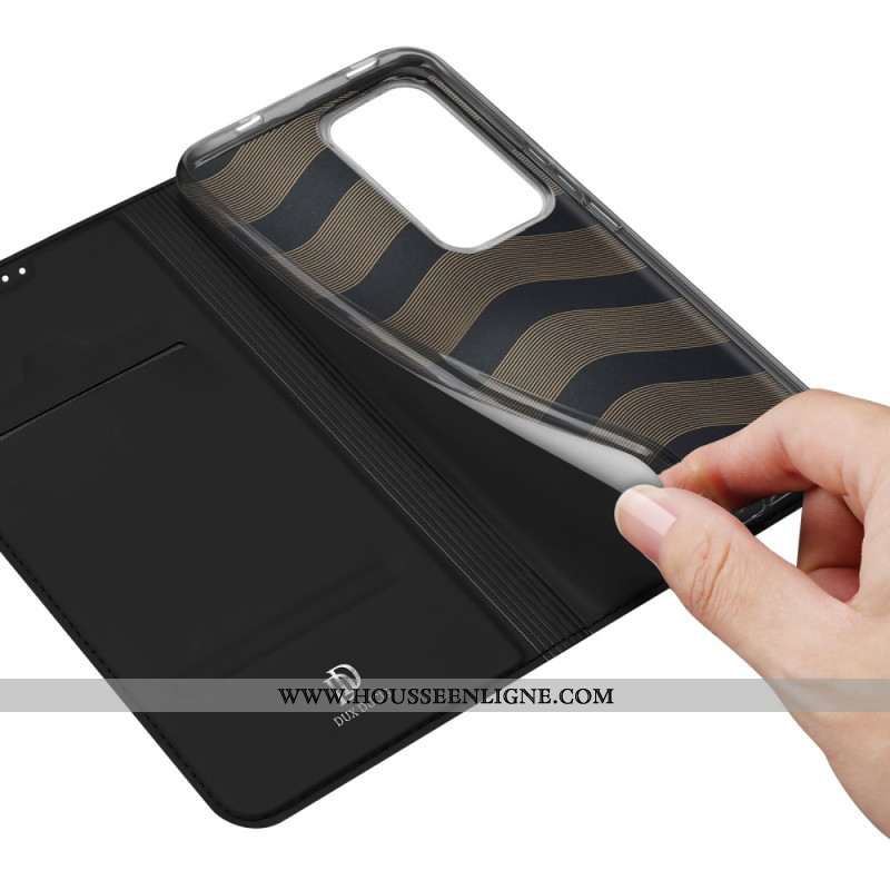 Flip Cover Oppo Reno 12 5G Skin Pro Series DUX DUCIS