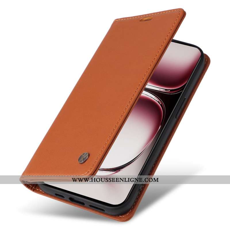 Flip Cover Oppo Reno 12 5G Style Cuir YIKATU