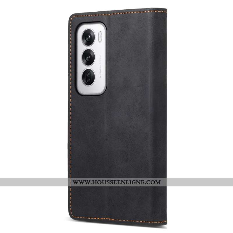 Flip Cover Oppo Reno 12 5G Technologie de Blocage RFID