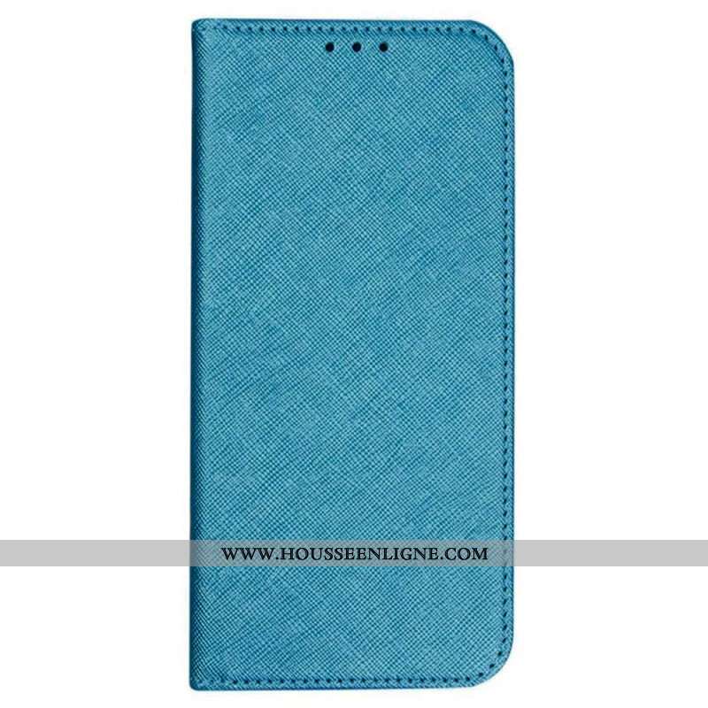 Flip Cover Oppo Reno 12 5G Texture Croisée