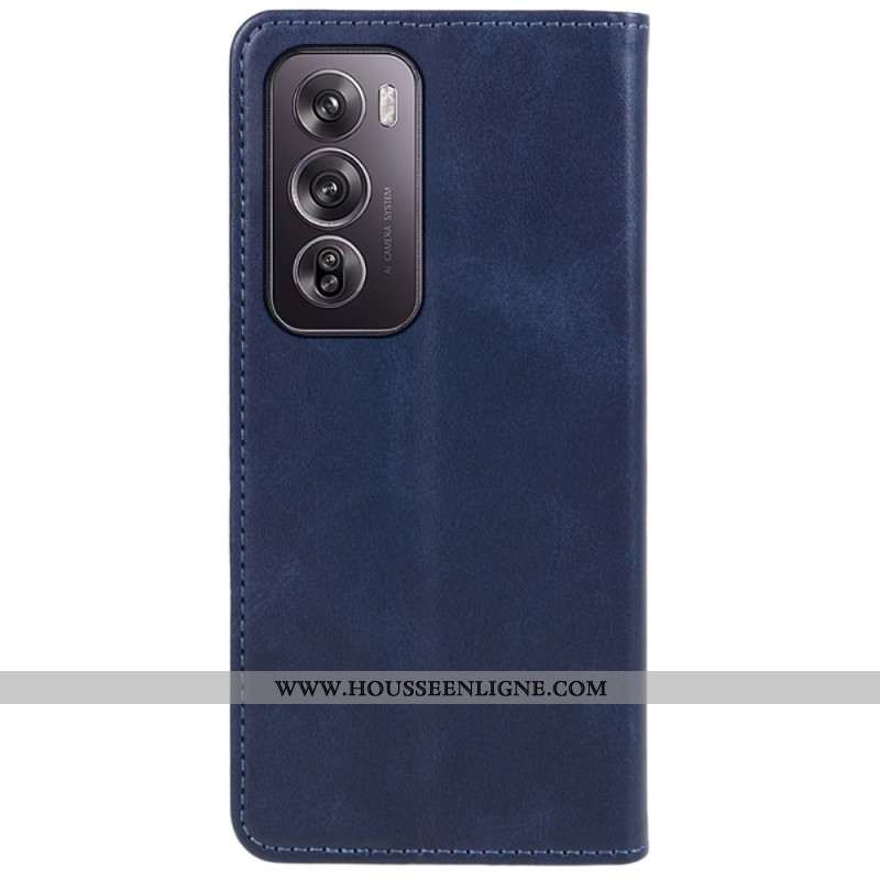 Flip Cover Oppo Reno 12 Pro Effet Cuir