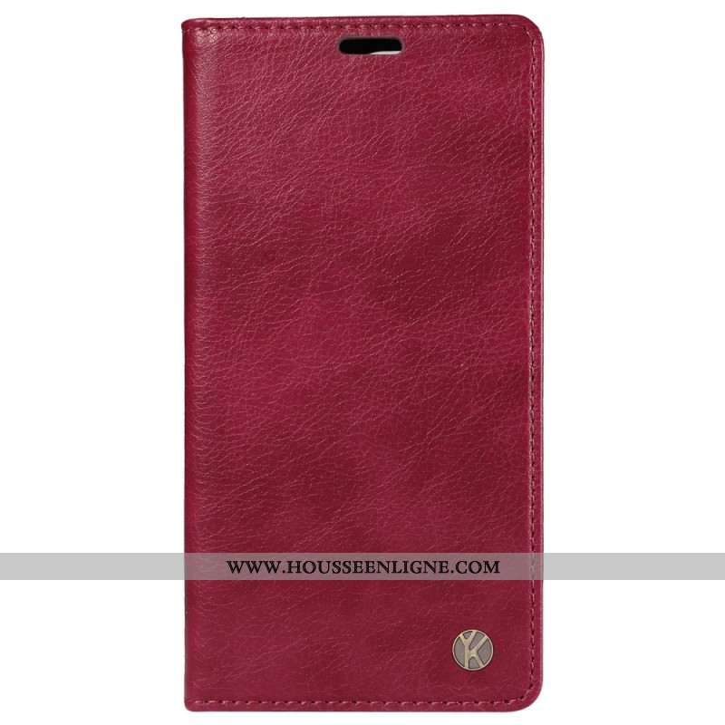 Flip Cover Oppo Reno 12 Pro Vintage YIKATU