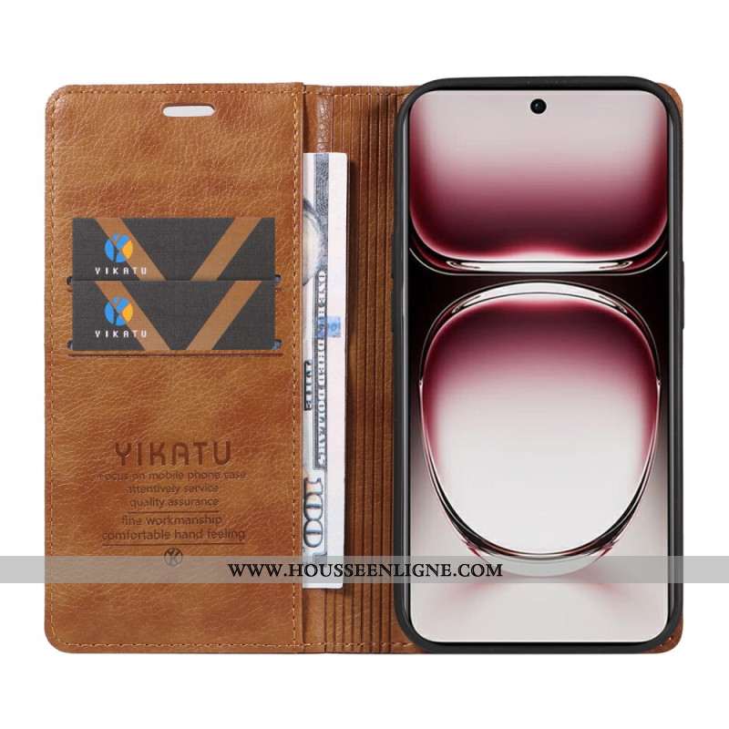 Flip Cover Oppo Reno 12 Pro Vintage YIKATU