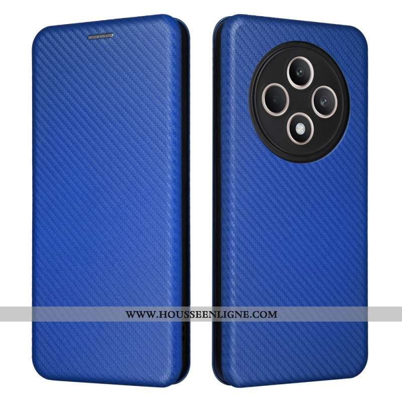 Flip Cover Oppo Reno 12F 5G Fibre Carbone