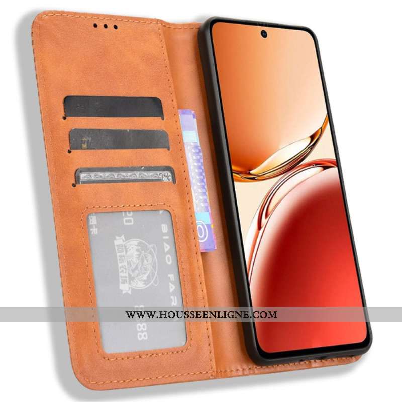 Flip Cover Oppo Reno 12F 5G Frise Vintage