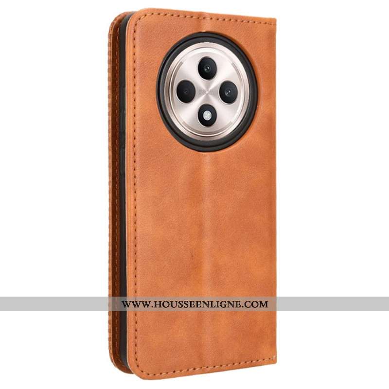 Flip Cover Oppo Reno 12F 5G Frise Vintage