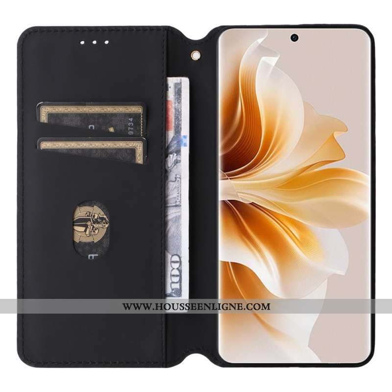 Flip Cover Oppo Reno11 5G Losanges 3D