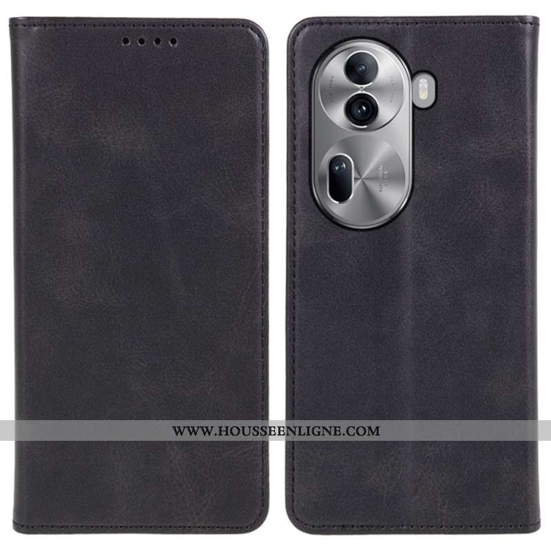 Flip Cover Oppo Reno11 5G Texture Veau