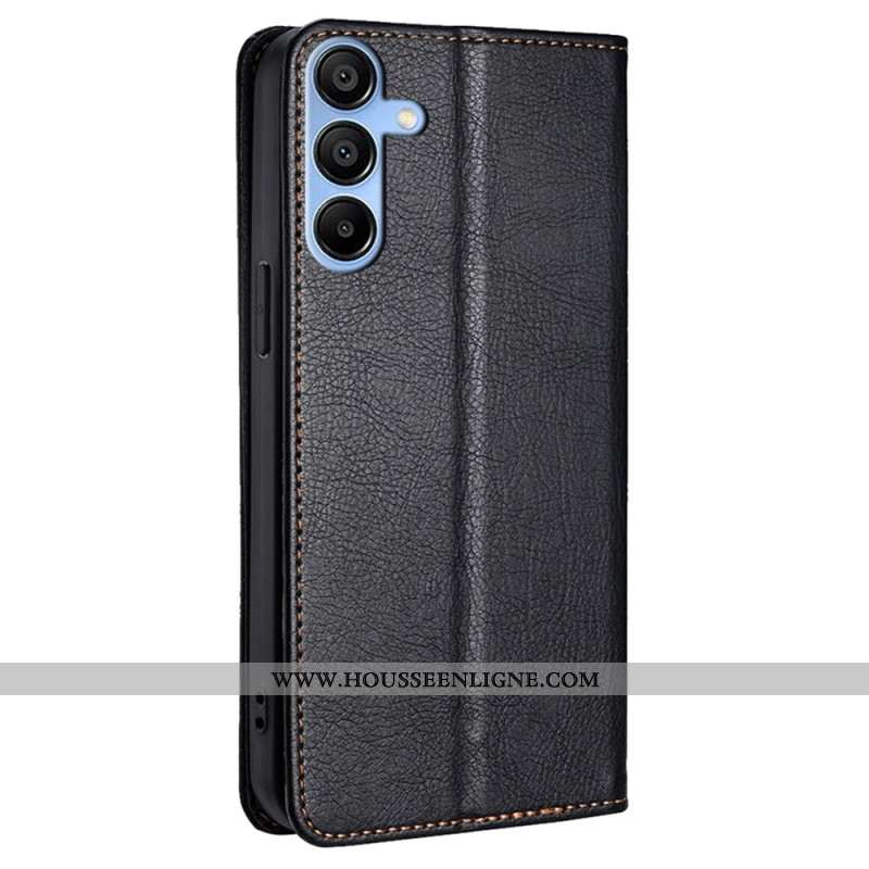 Flip Cover Samsung Galaxy A15 5G / A15 Effet Cuir Classique