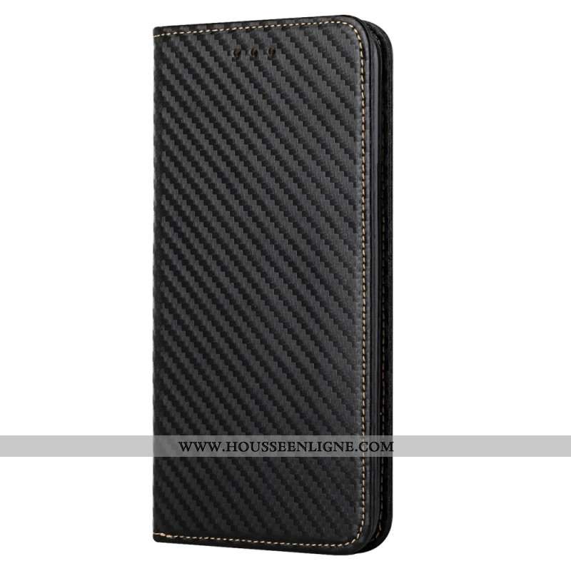 Flip Cover Samsung Galaxy A15 5G Fibre Carbone