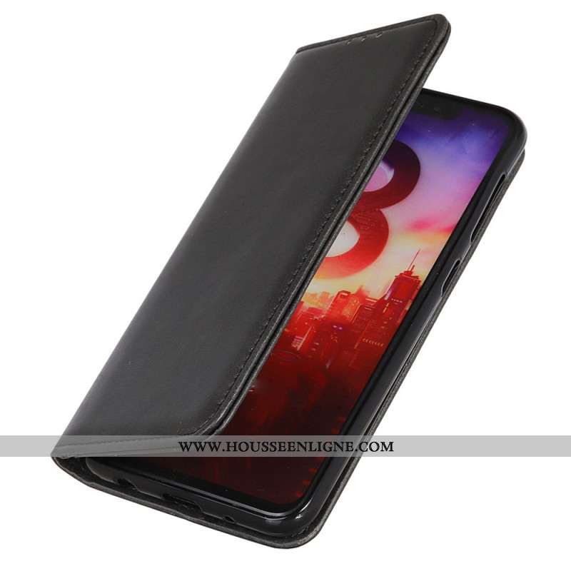 Flip Cover Samsung Galaxy A15 Cuir Fendu