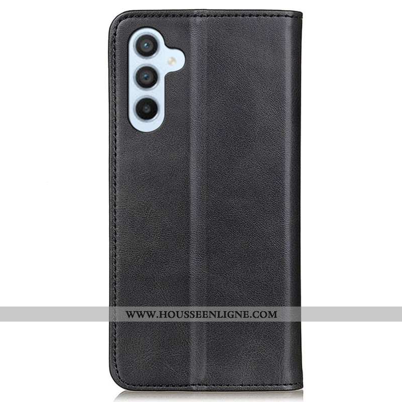 Flip Cover Samsung Galaxy A15 Cuir Fendu