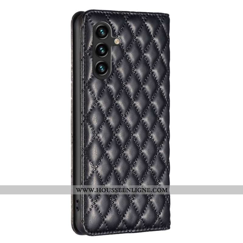 Flip Cover Samsung Galaxy A15 Matelassée BINFEN COLOR