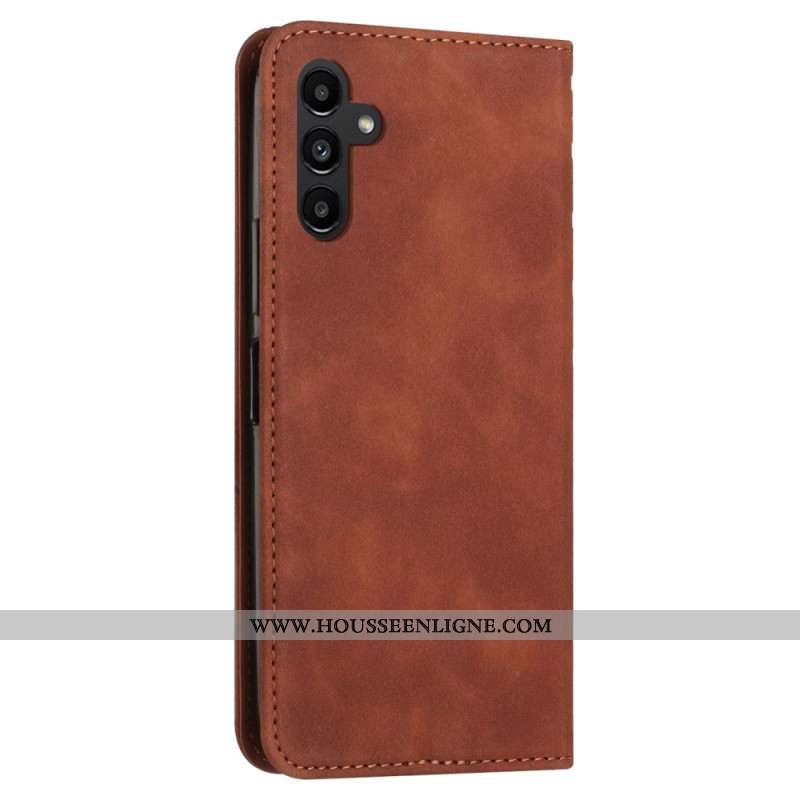 Flip Cover Samsung Galaxy A15 Style Daim Losanges 3D