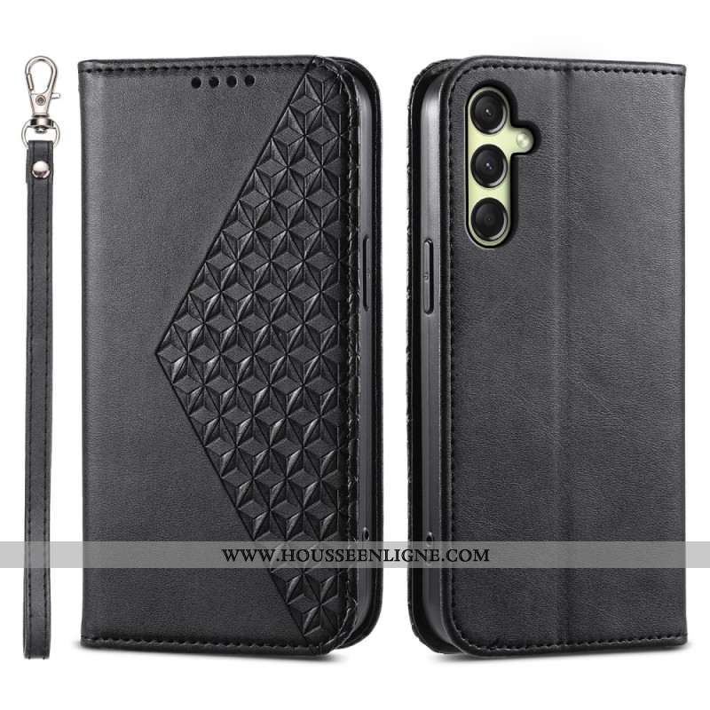 Flip Cover Samsung Galaxy A16 4G / 5G Cubes Imprimés