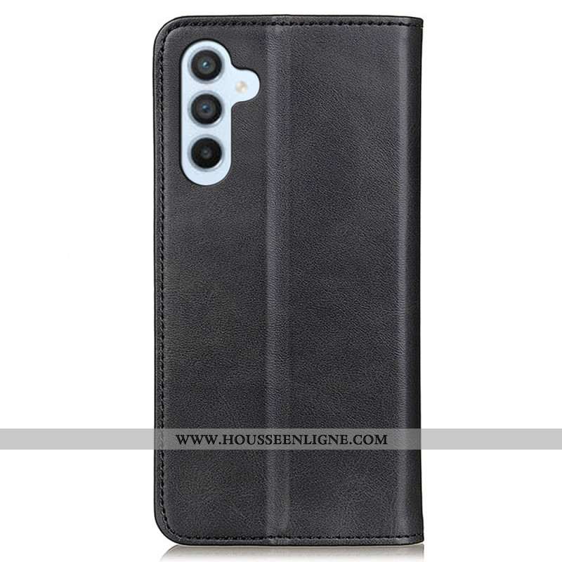 Flip Cover Samsung Galaxy A16 4G / 5G Cuir Fendu Classique