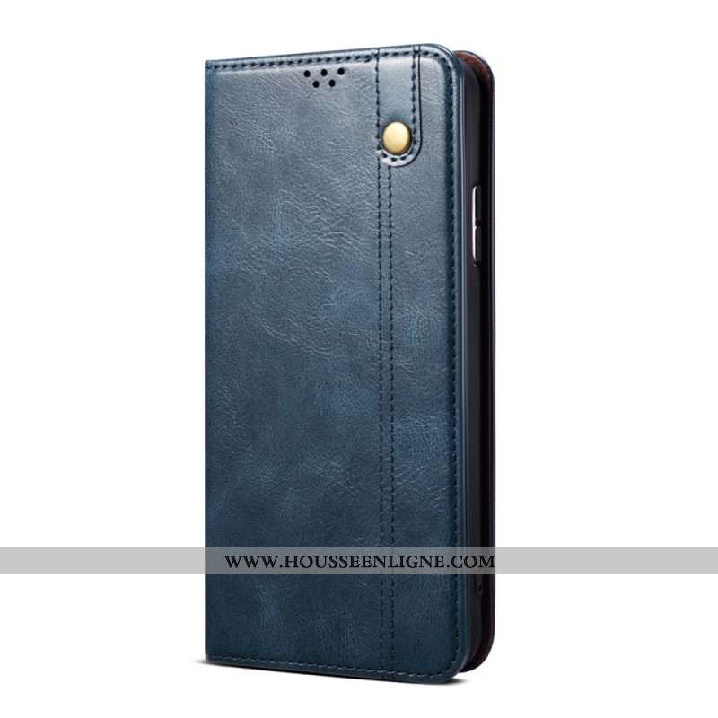 Flip Cover Samsung Galaxy A16 4G / 5G Simili Cuir Ciré