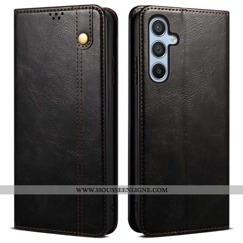 Flip Cover Samsung Galaxy A16 4G / 5G Simili Cuir Ciré