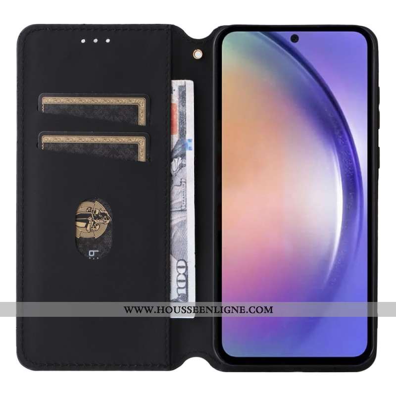 Flip Cover Samsung Galaxy A55 5G Losanges 3D