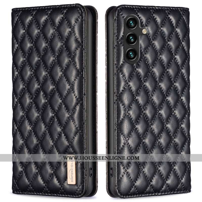 Flip Cover Samsung Galaxy A55 5G Matelassée BINFEN COLOR