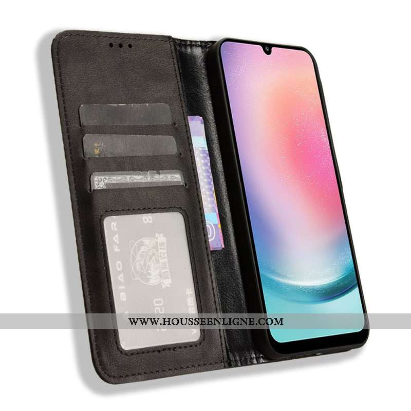 Flip Cover Samsung Galaxy M55 5G Rétro