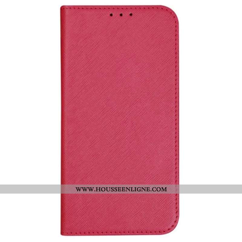 Flip Cover Samsung Galaxy M55 5G Texture Croisée