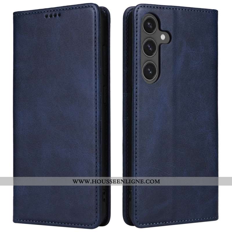 Flip Cover Samsung Galaxy S24 FE Effet Cuir