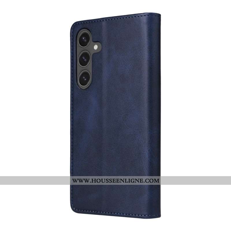 Flip Cover Samsung Galaxy S24 FE Effet Cuir