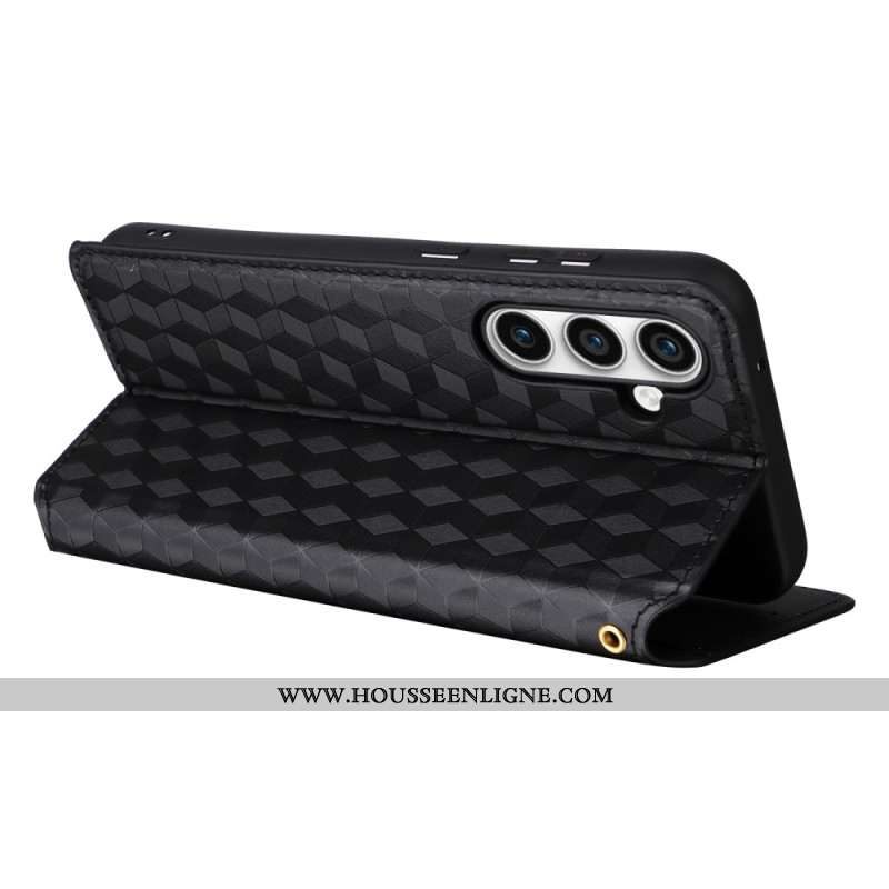 Flip Cover Samsung Galaxy S24 FE Motif Losanges