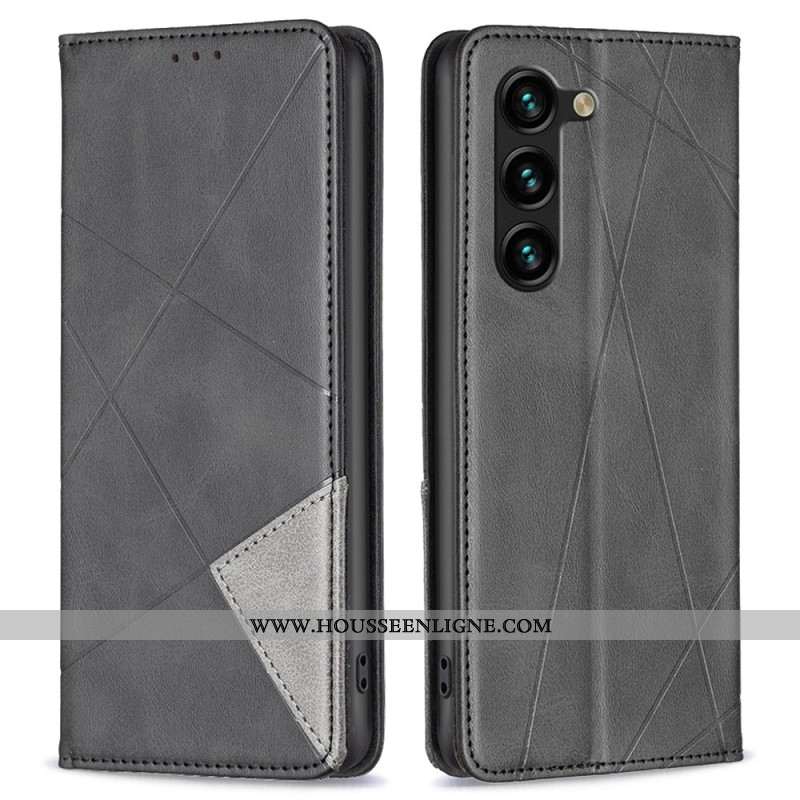 Flip Cover Samsung Galaxy S24 Plus 5G Motif Losanges