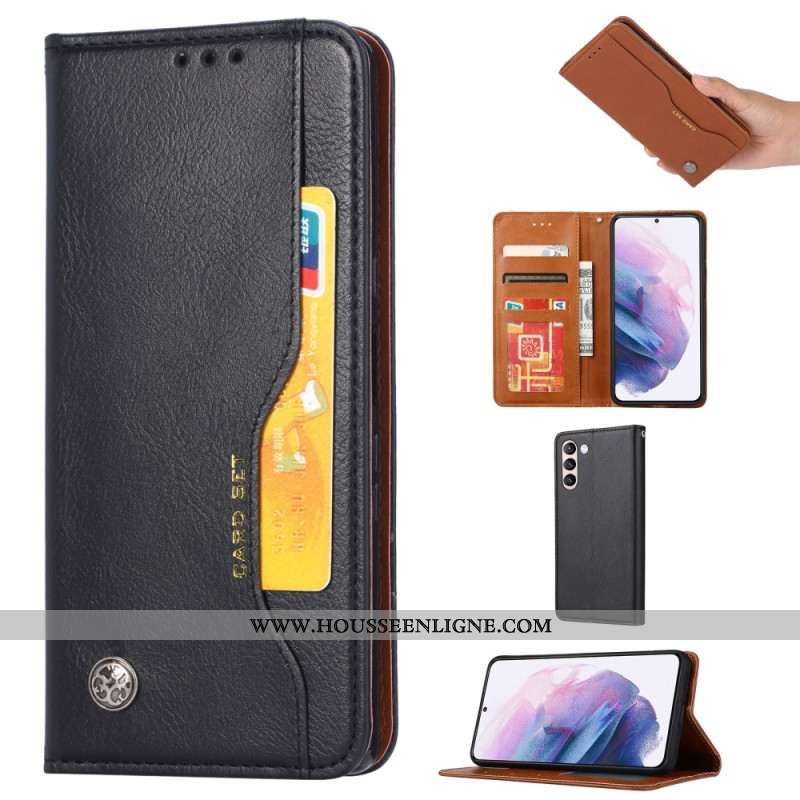 Flip Cover Samsung Galaxy S24 Plus 5G Porte-Cartes