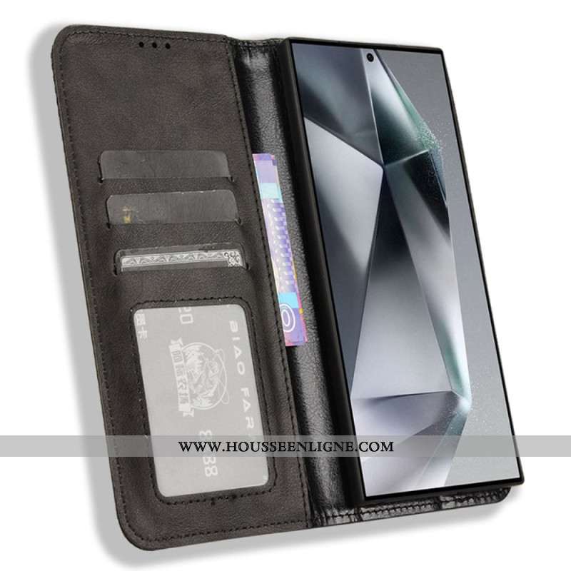 Flip Cover Samsung Galaxy S24 Ultra 5G Design Vintage