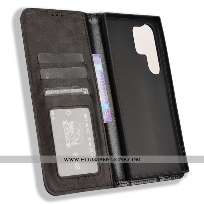 Flip Cover Samsung Galaxy S24 Ultra 5G Design Vintage