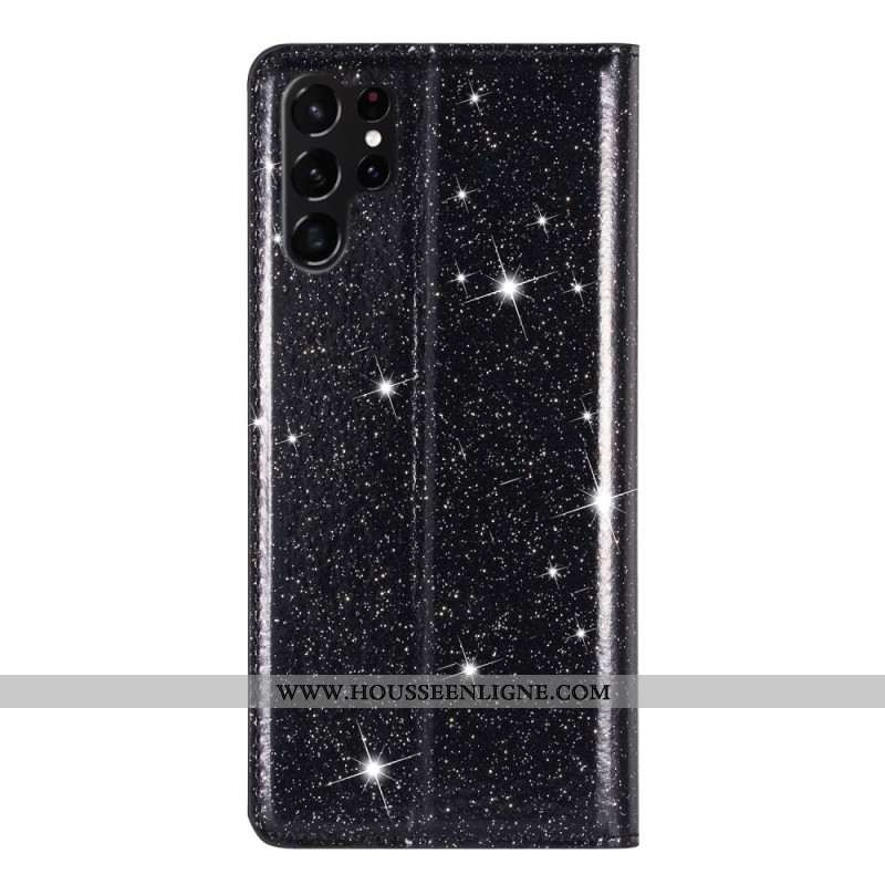 Flip Cover Samsung Galaxy S24 Ultra 5G Paillettes