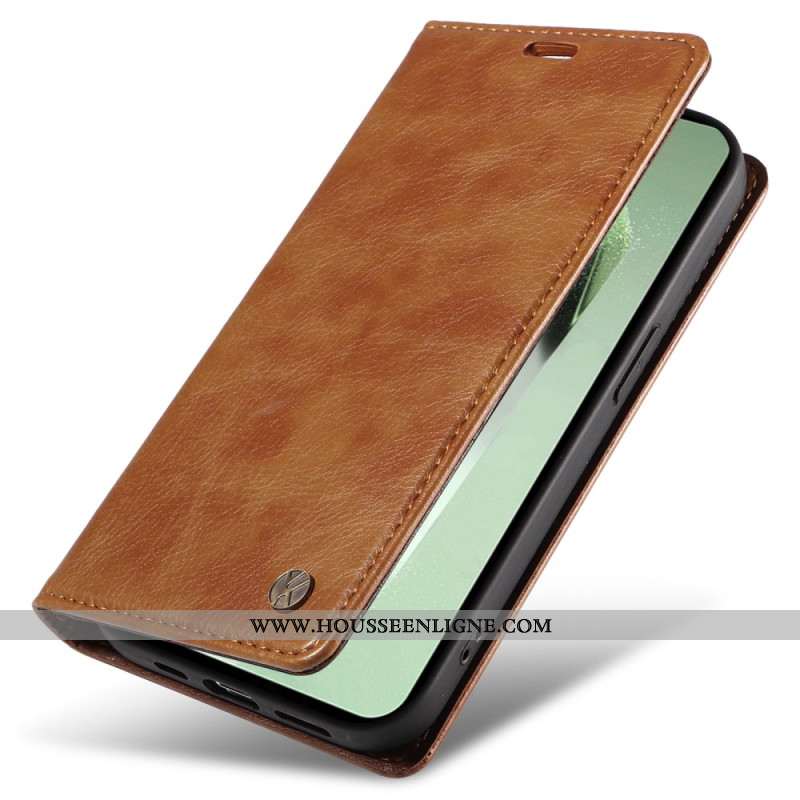 Flip Cover Samsung Galaxy S24 Vintage YIKATU