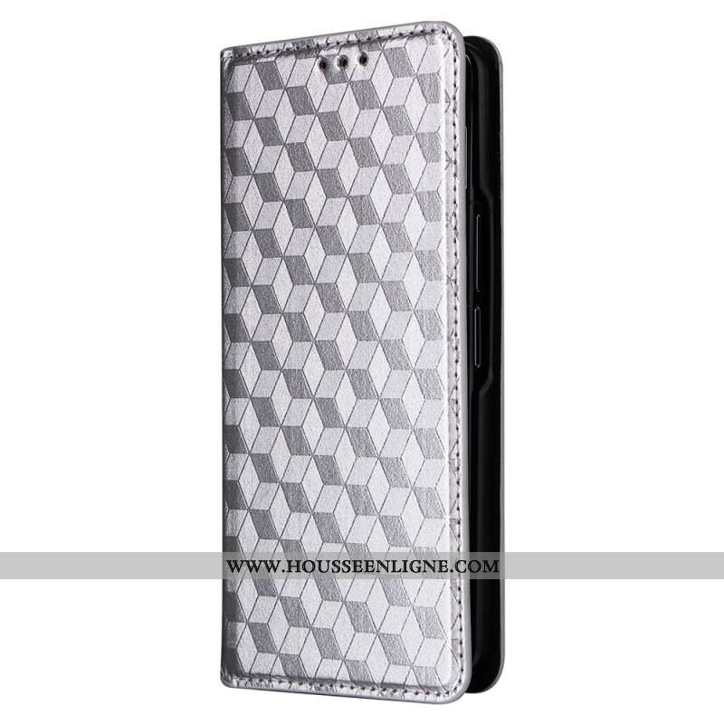 Flip Cover Samsung Galaxy Z Fold 5 Motif 3D