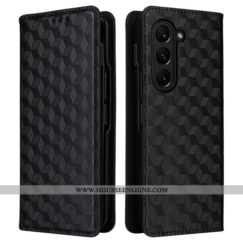 Flip Cover Samsung Galaxy Z Fold 5 Motif 3D