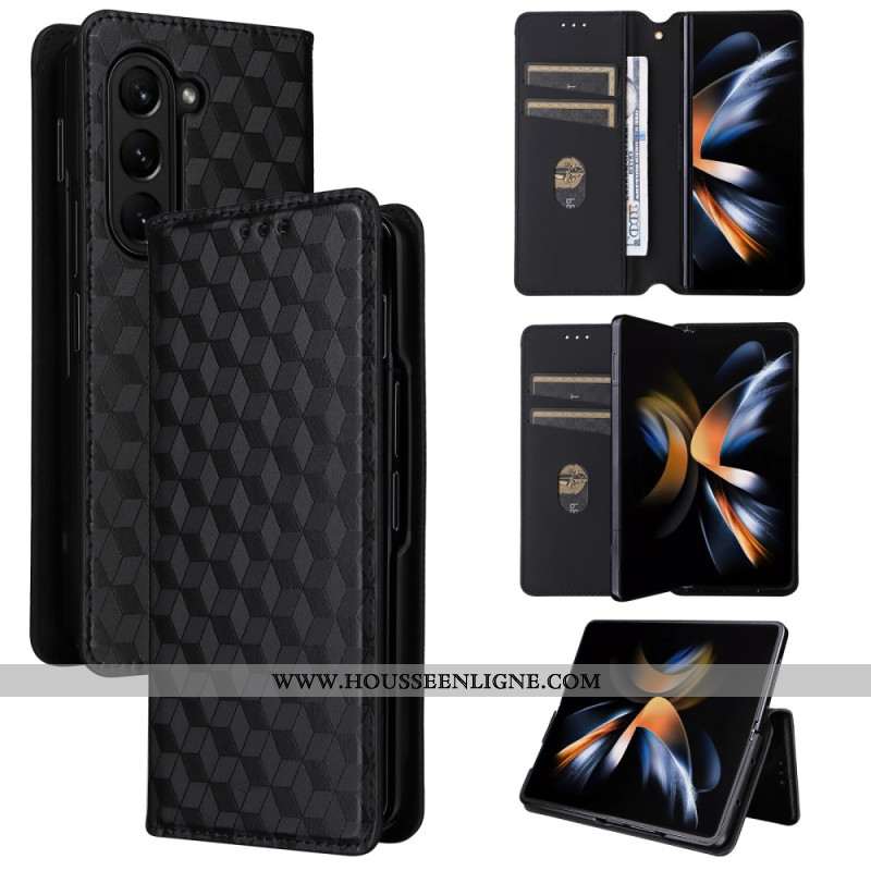 Flip Cover Samsung Galaxy Z Fold 5 Motif 3D