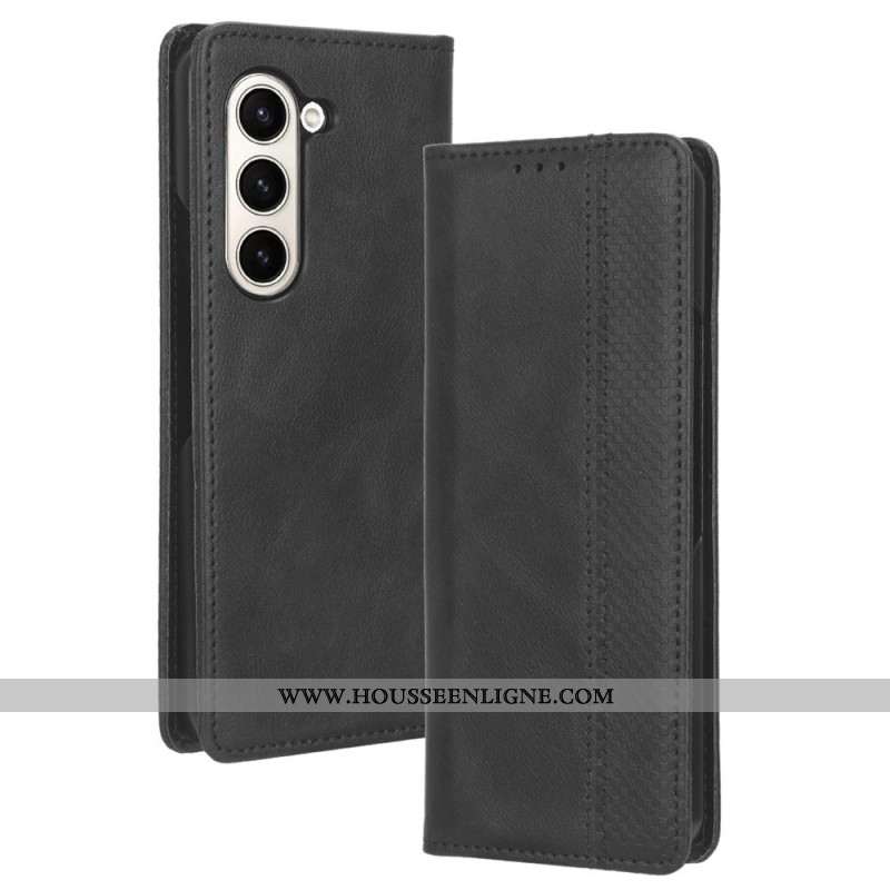 Flip Cover Samsung Galaxy Z Fold 5 Rétro