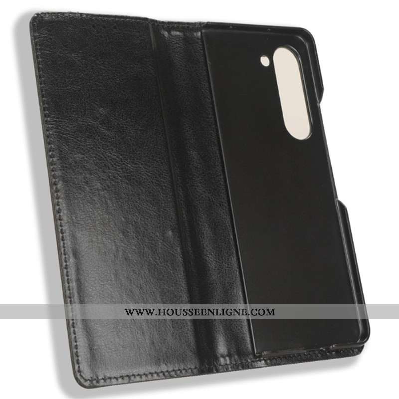 Flip Cover Samsung Galaxy Z Fold 6 Frise Vintage