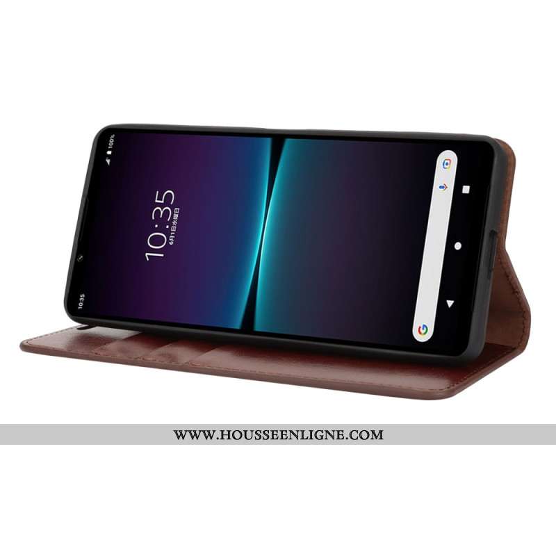 Flip Cover Sony Xperia 1 VI Cuir