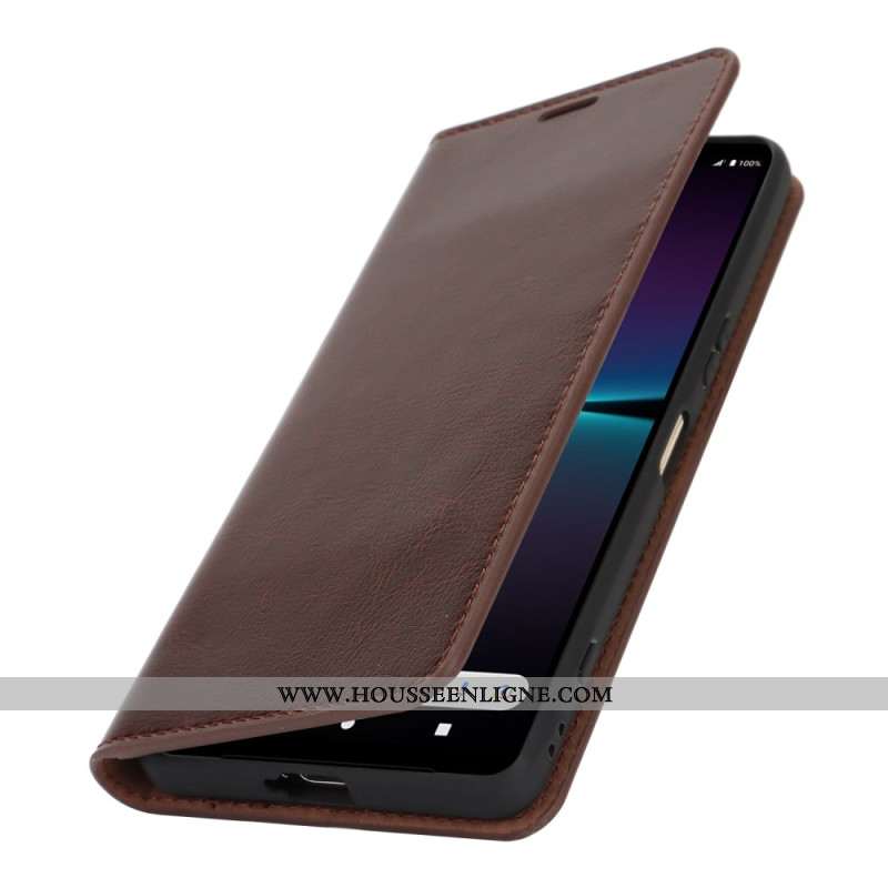 Flip Cover Sony Xperia 1 VI Cuir