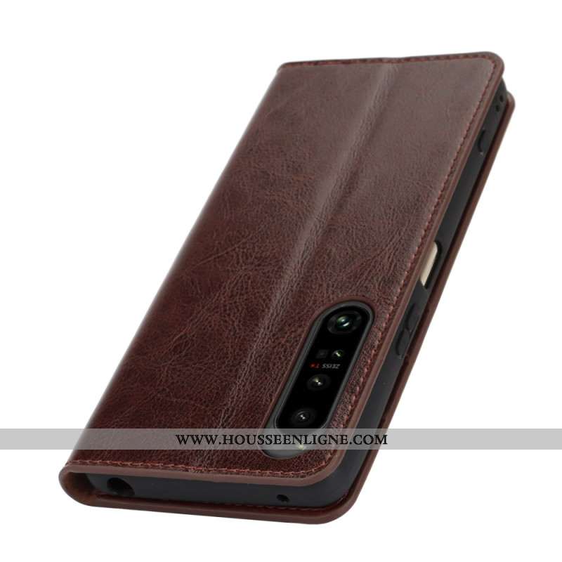 Flip Cover Sony Xperia 1 VI Cuir