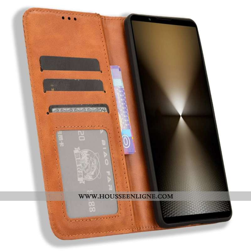 Flip Cover Sony Xperia 1 VI Vinage