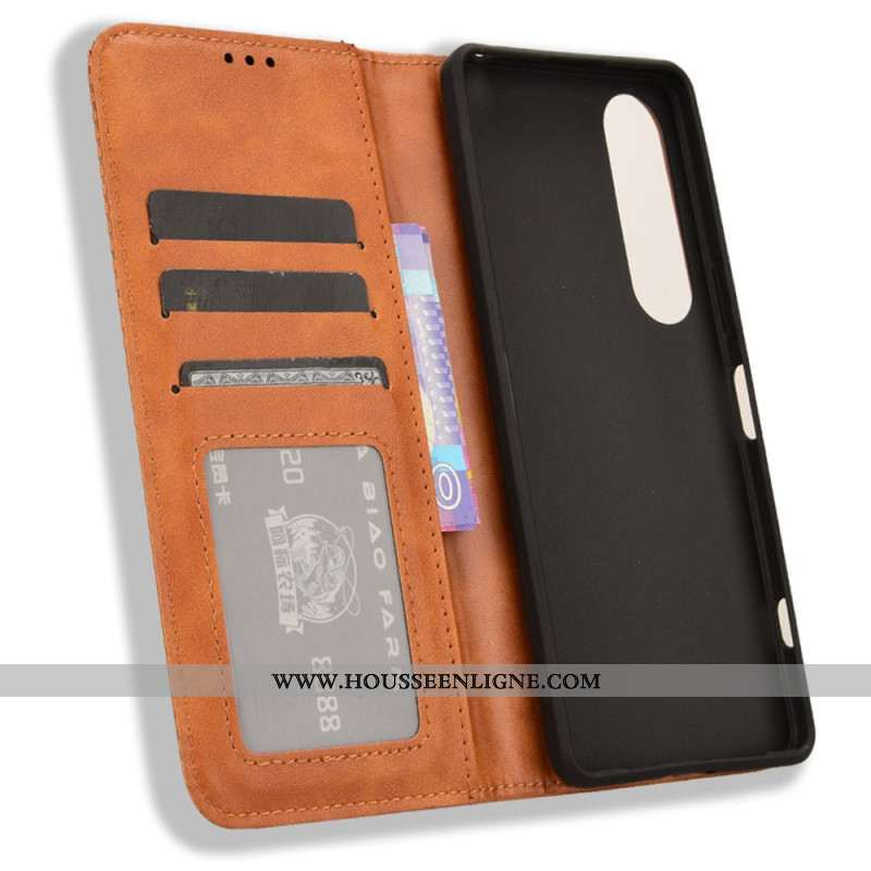 Flip Cover Sony Xperia 1 VI Vinage