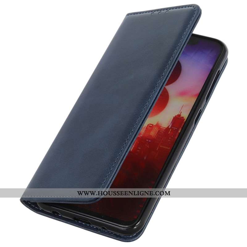 Flip Cover Sony Xperia 10 VI Cuir Fendu